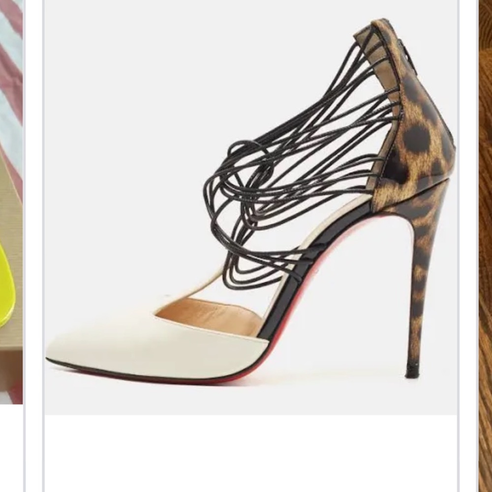 Louboutin confusa pump worn 4 times